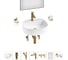 Комплект Wellsee 7 в 1 Lavinia Boho Bathroom Sink накладная раковина 44x44 см 20219311R 1
