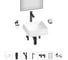 Комплект Wellsee 7 в 1 Lavinia Boho Bathroom Sink накладная раковина 38x38 см 20219430R 1