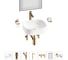 Комплект Wellsee 7 в 1 Lavinia Boho Bathroom Sink накладная раковина 42x42 см 20219447R 1