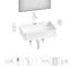 Комплект Wellsee 7 в 1 Lavinia Boho Bathroom Sink накладная раковина 48x31 см 20219328R 1