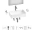 Комплект Wellsee 7 в 1 Lavinia Boho Bathroom Sink накладная раковина 60x39 см 20219341R 1