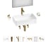 Комплект Wellsee 7 в 1 Lavinia Boho Bathroom Sink накладная раковина 60x39 см 20219343R 1
