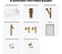 Комплект Wellsee 7 в 1 Lavinia Boho Bathroom Sink накладная раковина 60x39 см 20219343R 13
