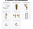 Комплект Wellsee 7 в 1 Lavinia Boho Bathroom Sink накладная раковина 50x36 см 20219255R 13