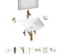 Комплект Wellsee 7 в 1 Lavinia Boho Bathroom Sink накладная раковина 42x42 см 20219303R 1