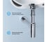 Комплект Wellsee 7 в 1 Lavinia Boho Bathroom Sink накладная раковина 42x42 см 20219301R 10