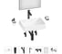 Комплект Wellsee 7 в 1 Lavinia Boho Bathroom Sink накладная раковина 50x38 см 20219438R 1