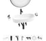 Комплект Wellsee 7 в 1 Lavinia Boho Bathroom Sink накладная раковина 68x36 см 20219510R 1
