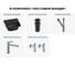 Комплект Wellsee 5 в 1 Lavinia Boho Bathroom Sink накладная/подвесная раковина 35x36 см 20216746R 12