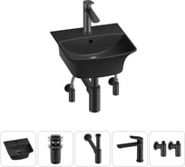 Комплект Wellsee 5 в 1 Lavinia Boho Bathroom Sink накладная/подвесная раковина 35x36 см 20216747R