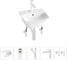 Комплект Wellsee 5 в 1 Lavinia Boho Bathroom Sink накладная/подвесная раковина 35x36 см 20216736R 1