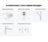 Комплект Wellsee 5 в 1 Lavinia Boho Bathroom Sink накладная/подвесная раковина 35x36 см 20216736R 12