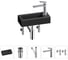 Комплект Wellsee 5 в 1 Lavinia Boho Bathroom Sink накладная/подвесная раковина 37x18 см 20215878R 1