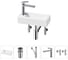 Комплект Wellsee 5 в 1 Lavinia Boho Bathroom Sink накладная/подвесная раковина 37x18 см 20215893R 1