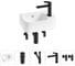 Комплект Wellsee 5 в 1 Lavinia Boho Bathroom Sink накладная/подвесная раковина 37x25 см 20216566R 1