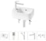 Комплект Wellsee 5 в 1 Lavinia Boho Bathroom Sink накладная/подвесная раковина 37x25 см 20216540R 1