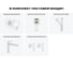 Комплект Wellsee 5 в 1 Lavinia Boho Bathroom Sink накладная/подвесная раковина 37x25 см 20216540R 11