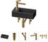 Комплект Wellsee 5 в 1 Lavinia Boho Bathroom Sink накладная/подвесная раковина 40x20 см 20216020R 1