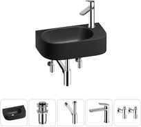 Комплект Wellsee 5 в 1 Lavinia Boho Bathroom Sink накладная/подвесная раковина 40x22 см 20216326R
