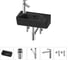Комплект Wellsee 5 в 1 Lavinia Boho Bathroom Sink накладная/подвесная раковина 40x22 см 20216466R 1