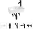 Комплект Wellsee 5 в 1 Lavinia Boho Bathroom Sink накладная/подвесная раковина 40x22 см 20216426R 1