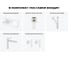 Комплект Wellsee 5 в 1 Lavinia Boho Bathroom Sink накладная/подвесная раковина 40x22 см 20216456R 11