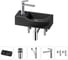 Комплект Wellsee 5 в 1 Lavinia Boho Bathroom Sink накладная/подвесная раковина 40x23 см 20216046R 1