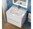 Раковина керамическая для ванной uperwood Monica 60 см, белая глянцевая RMonica60wg 3