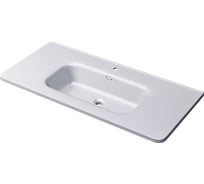 Раковина керамическая для ванной uperwood Monica 100 см, белая глянцевая RMonica100wg