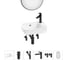 Комплект Wellsee 6 в 1 Lavinia Boho Bathroom Sink накладная/подвесная раковина 40x24 см 20219766R 1