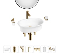 Акционный набор Wellsee 7 в 1 Faze Moment накладная раковина 60x39 см 20219023R