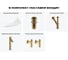 Акционный набор Wellsee 5 в 1 Demure накладная раковина 70x38 см 20214613R 11