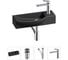 Комплект Wellsee 4 в 1 Lavinia Boho Bathroom Sink накладная/подвесная раковина 50x24 см 20216183R 1