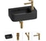 Комплект Wellsee 4 в 1 Lavinia Boho Bathroom Sink накладная/подвесная раковина 45x27 см 20216521R 1