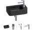 Комплект Wellsee 4 в 1 Lavinia Boho Bathroom Sink накладная/подвесная раковина 45x27 см 20216519R 1