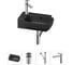 Комплект Wellsee 4 в 1 Lavinia Boho Bathroom Sink накладная/подвесная раковина 40x24 см 20216407R 1