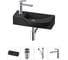 Комплект Wellsee 4 в 1 Lavinia Boho Bathroom Sink накладная/подвесная раковина 45x24 см 20216099R 1
