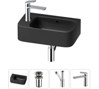 Комплект Wellsee 4 в 1 Lavinia Boho Bathroom Sink накладная/подвесная раковина 45x27 см 20216491R
