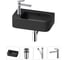 Комплект Wellsee 4 в 1 Lavinia Boho Bathroom Sink накладная/подвесная раковина 45x27 см 20216491R 1