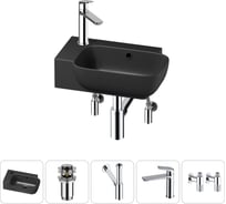Комплект Wellsee 5 в 1 Lavinia Boho Bathroom Sink накладная/подвесная раковина 40x24 см 20216410R