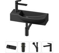 Комплект Wellsee 4 в 1 Lavinia Boho Bathroom Sink накладная/подвесная раковина 50x24 см 20216156R