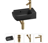 Комплект Wellsee 4 в 1 Lavinia Boho Bathroom Sink накладная/подвесная раковина 40x24 см 20216381R