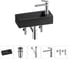 Комплект Wellsee 5 в 1 Lavinia Boho Bathroom Sink накладная/подвесная раковина 43x18 см 20216270R 1