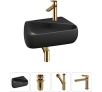 Комплект Wellsee 4 в 1 Lavinia Boho Bathroom Sink накладная/подвесная раковина 44x27 см 20216633R