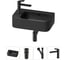 Комплект Wellsee 4 в 1 Lavinia Boho Bathroom Sink накладная/подвесная раковина 45x27 см 20216492R 1