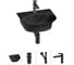 Комплект Wellsee 4 в 1 Lavinia Boho Bathroom Sink накладная/подвесная раковина 46x41 см 20216688R 1