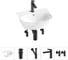 Комплект Wellsee 5 в 1 Lavinia Boho Bathroom Sink накладная/подвесная раковина 46x41 см 20216678R 1