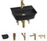 Комплект Wellsee 5 в 1 Lavinia Boho Bathroom Sink накладная/подвесная раковина 45x40 см 20216776R 1