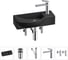 Комплект Wellsee 5 в 1 Lavinia Boho Bathroom Sink накладная/подвесная раковина 45x24 см 20216130R 1