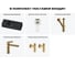Комплект Wellsee 5 в 1 Lavinia Boho Bathroom Sink накладная/подвесная раковина 45x24 см 20216104R 11